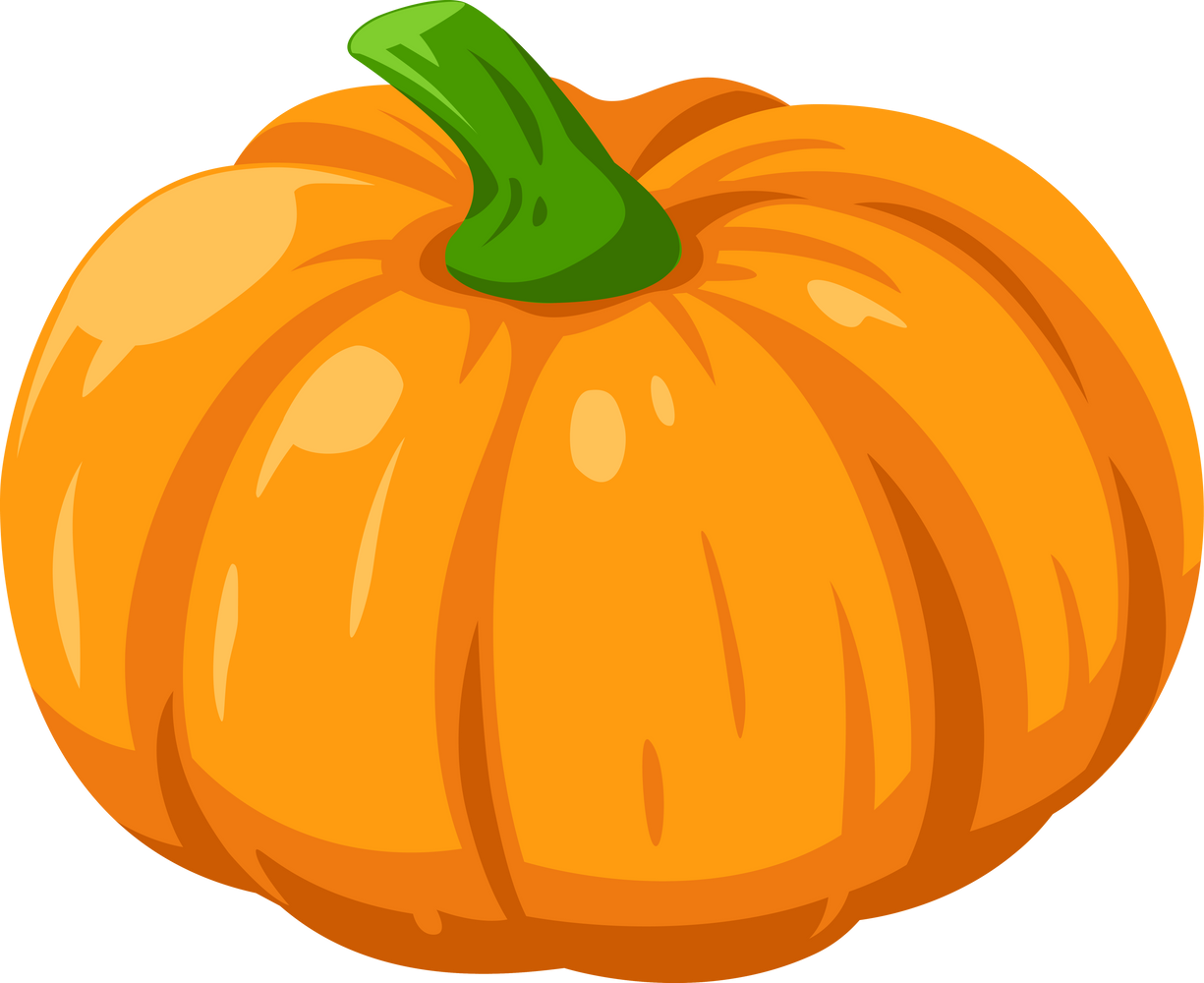 Pumkin for Thanksgiving Decorative Element